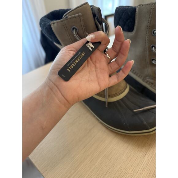 NWT Sorel Women's Slimpack III Lace Winter Waterproof Rain Snow Boots size 8.5 - Picture 4 of 6